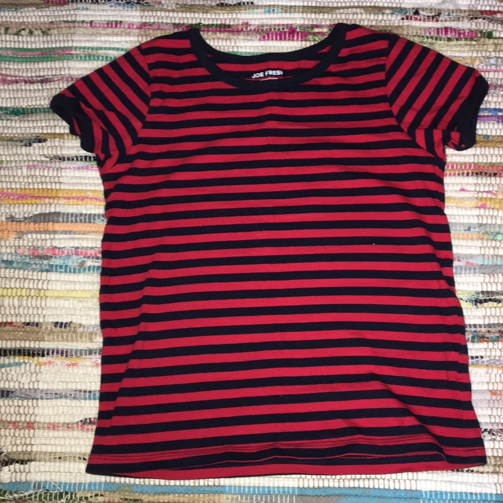 Black and white stripe shirt